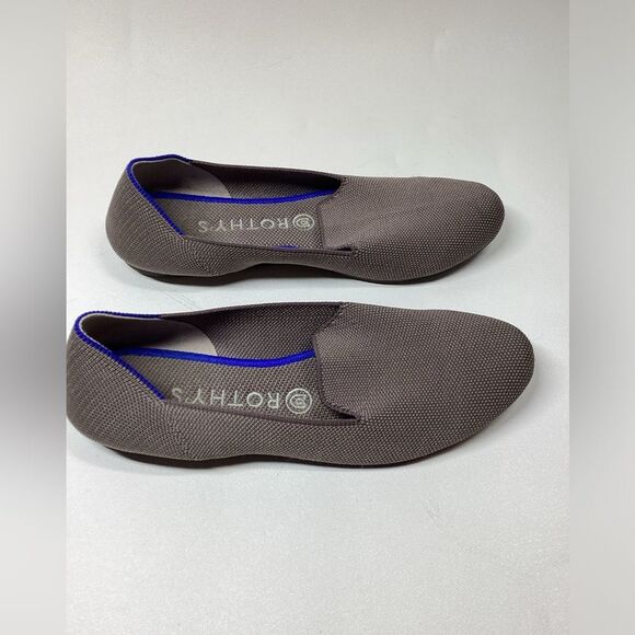 Rothy’s The Loafer Flats Women’s Size 8 Mocha Brown Round Toe Slip On Shoes - Picture 4 of 8